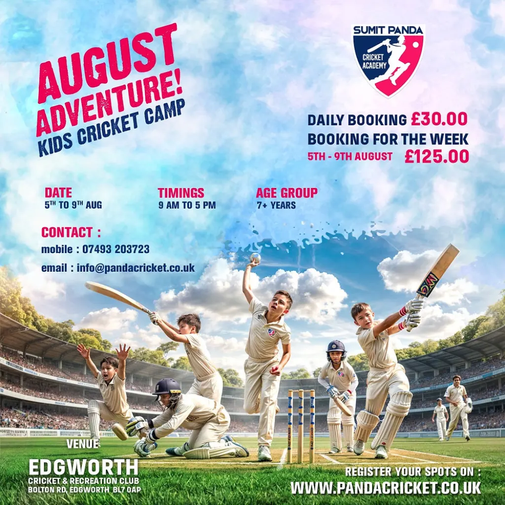 join our exciting summer cricket camp where young athletes can develop their skills, learn from experienced coaches, and enjoy fun-filled days of training and competition. perfect for all skill levels!