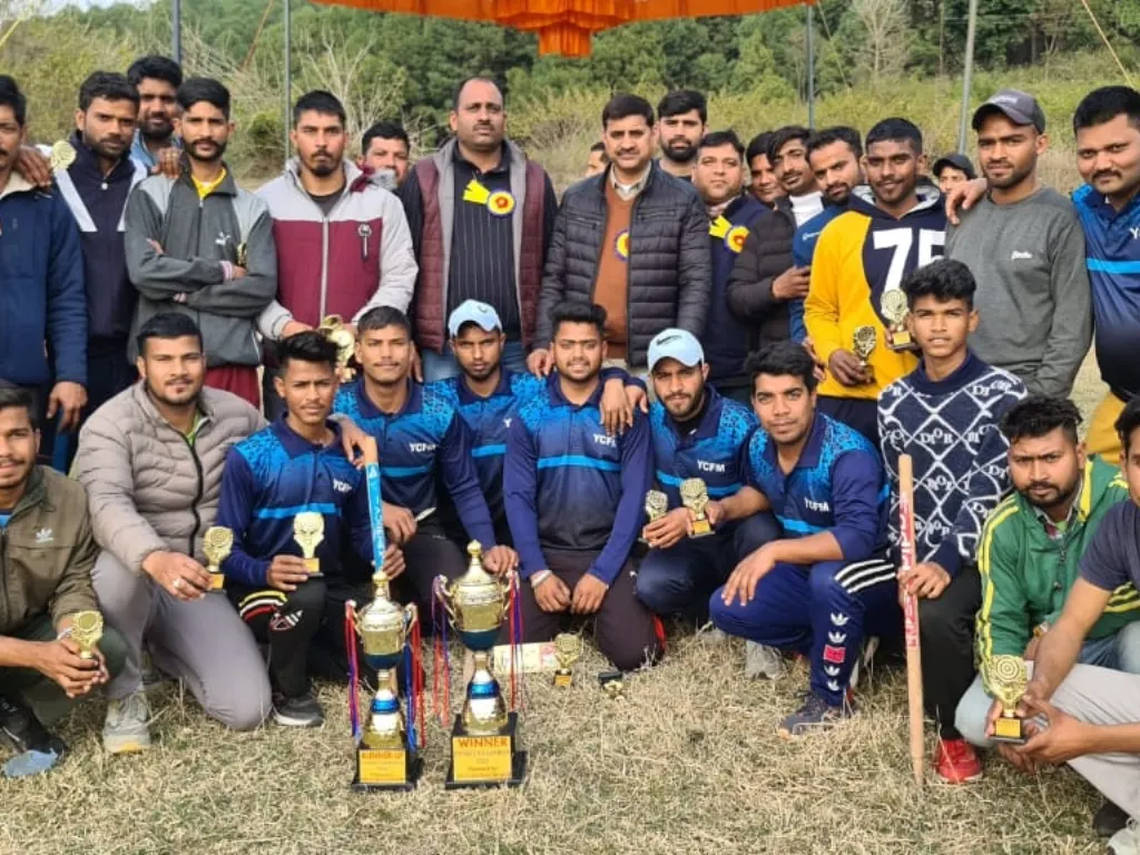 join us for the exciting cricket tournament in harpalpur, where kajal kinnar inaugurates the event, and keertiyapur emerges victorious! celebrate the spirit of sportsmanship and community in this thrilling competition.